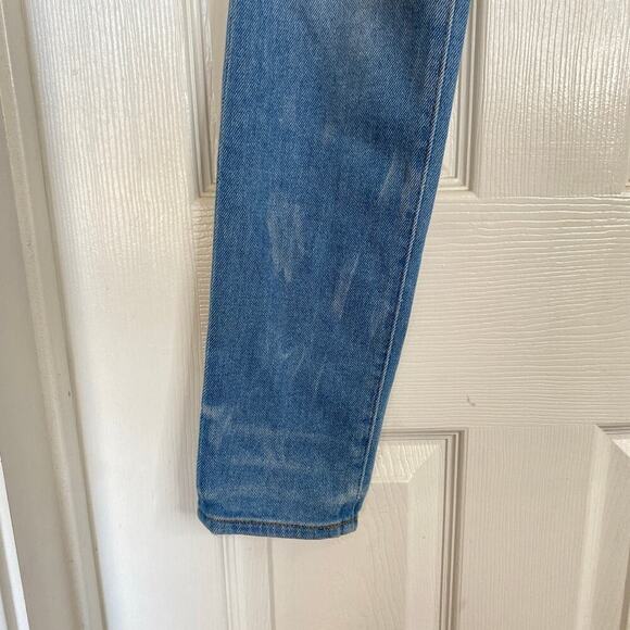 DENIM X Alexander Wang 001 Skinny Jeans Light Denim Fade Size 24 Classic - Picture 6 of 10